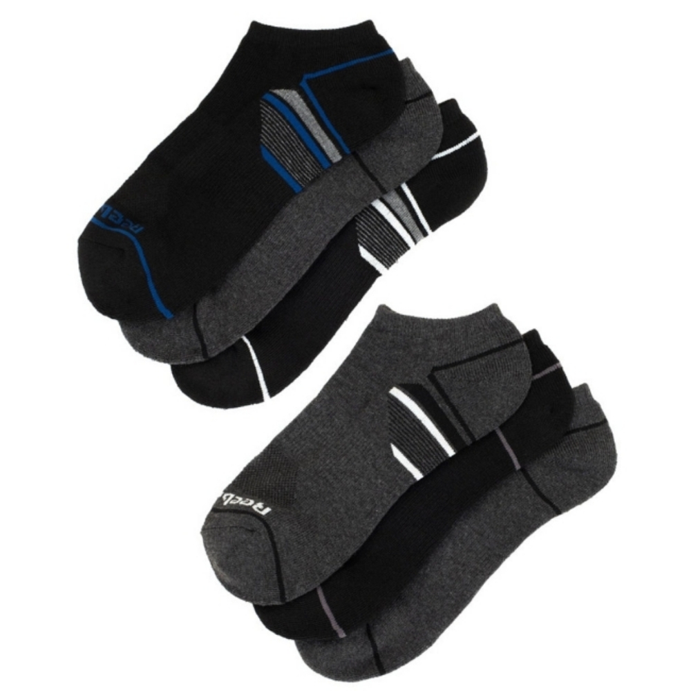 NWT Men's Reebok 6 Pack Low Cut Socks